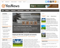 YesNews Blogger Template