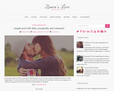 Zinnias Lite Blogger Template