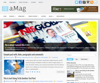 aMag Blogger Template