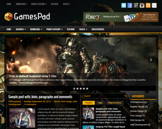 GamesPad Blogger Template