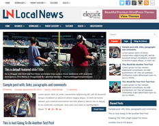 LocalNews Blogger Template