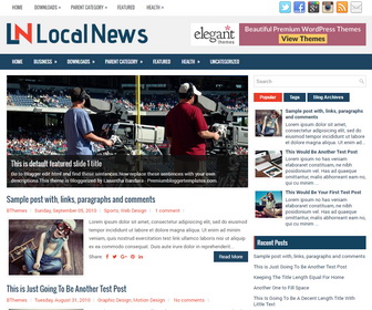 LocalNews Blogger Template