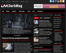 DarkMag Blogger Template