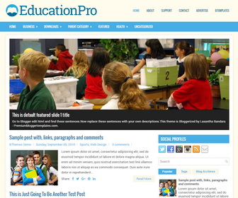 EducationPro Blogger Template