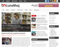 LunaMag Blogger Template