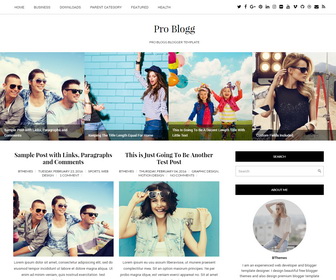 Pro Blogg Blogger Template