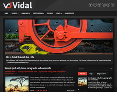 Vidal Blogger Template