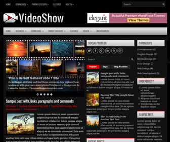 VideoShow Blogger Template