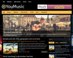 YouMusic Blogger Template