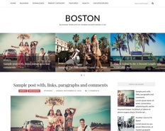 Boston Blogger Template