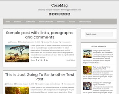 CocoMag Blogger Template