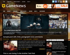 GameNews Blogger Template