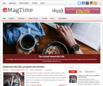 MagTime Blogger Template