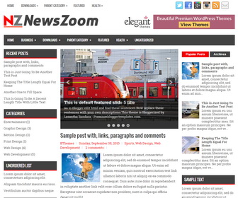 NewsZoom Blogger Template