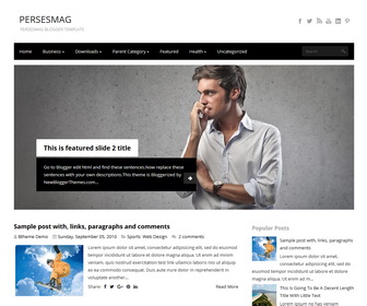 PersesMag Blogger Template