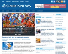 SportsNews Blogger Template