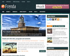 Frenda Blogger Template