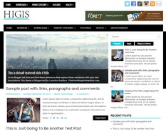 Higis Blogger Template