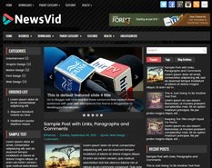 NewsVid Blogger Template