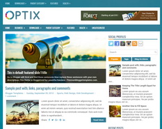 Optix Blogger Template