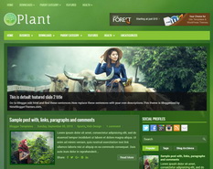 Plant Blogger Template