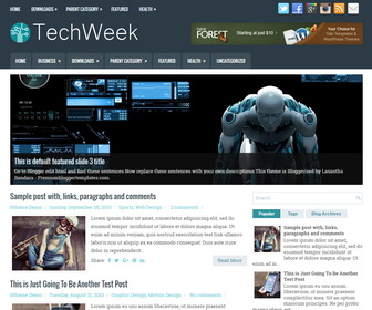 TechWeek Blogger Template