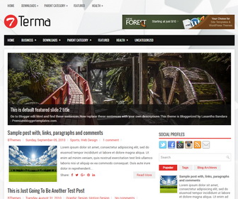 Terma Blogger Template