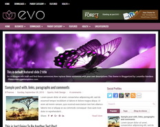 Evo Blogger Template