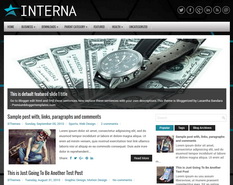 Interna Blogger Template