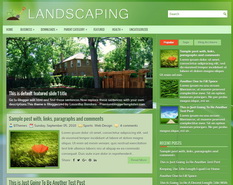 Landscaping Blogger Template