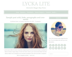 Lycka lite Blogger Template