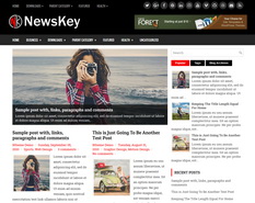 NewsKey Blogger Template
