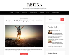 Retina Blogger Template