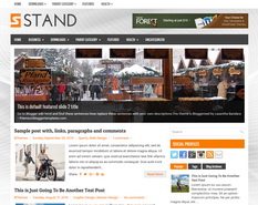 Stand Blogger Template