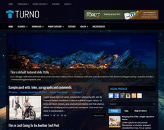 Turno Blogger Template