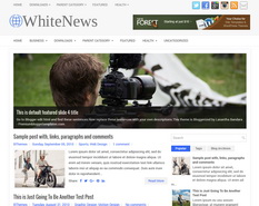 WhiteNews Blogger Template