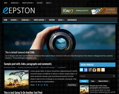 Epston Blogger Template