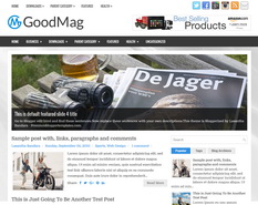 GoodMag Blogger Template