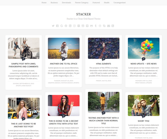 Stacker Blogger Template