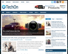 TechOn Blogger Template