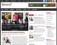 News7 Blogger Template