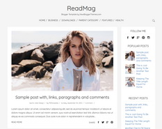 ReadMag Blogger Template