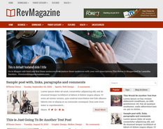 RevMagazine Blogger Template