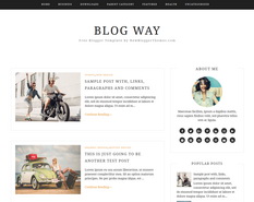 Blog Way Blogger Template