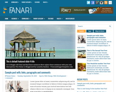 Fanari Blogger Template