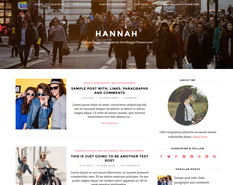 Hannah Blogger Template