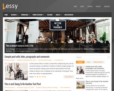 Lessy Blogger Template