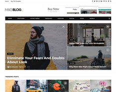 MagBlog Blogger Template