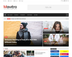 Mavitro Blogger Template