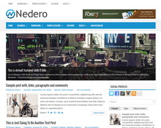 Nedero Blogger Template